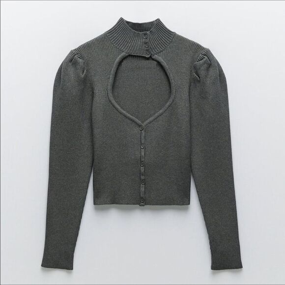 Zara cut out knit sweater - Picture 6 of 7